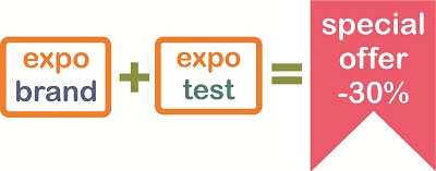 Discount -30% for simultaneous order services ExpoBrand and ExpoTest
